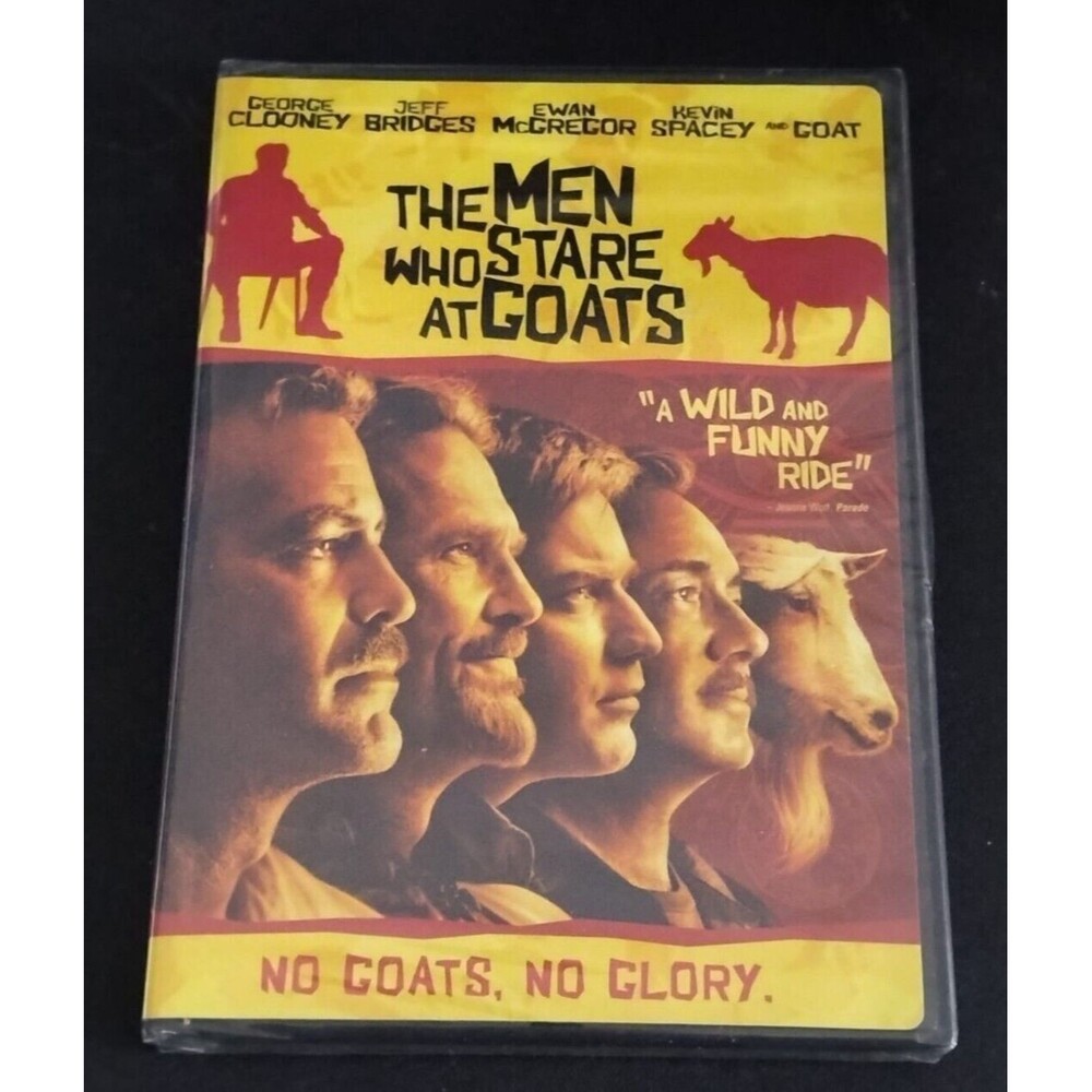 The Men Who Stare at Goats DVD 2010 BRAND NEW FACTORY SEALED George Clooney